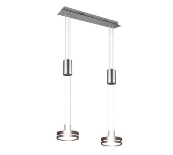 LED závesné osvetlenie Trio Franklin nikel 326510207
