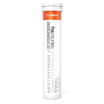 GymBeam Multivitamín 100 %, 20 tabliet, pomaranč (8586022210112)