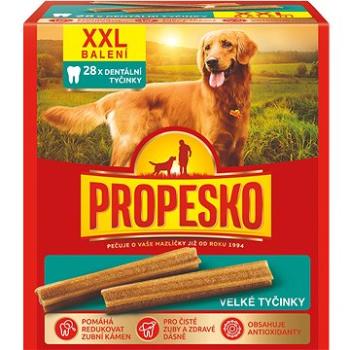 Propesko dentálne tyčinky XXL pre psov XXL 28 ks 720 g (8595606408210)