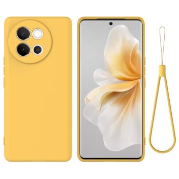 RUBBER Ochranný obal pre Vivo V40 Lite 5G žltý