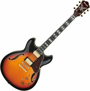 Ibanez AS113-BS Brown Sunburst Semiakustická gitara