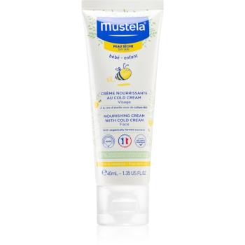 Mustela Bébé Dry Skin výživný krém pre suchú pleť pre deti od narodenia 40 ml