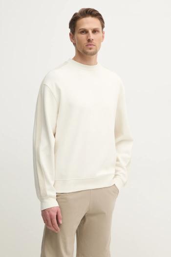 Mikina Calvin Klein Jeans pánska, béžová farba, jednofarebná, J30J327230