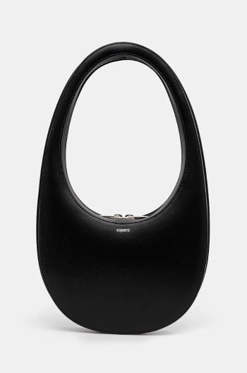 Kožená kabelka Coperni Swipe Bag čierna farba, COPBA01405