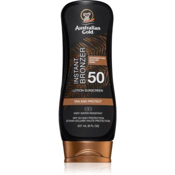 Australian Gold Lotion With Bronzer ochranná starostlivosť pred slnečným žiarením s bronzerom SPF 50 237 ml