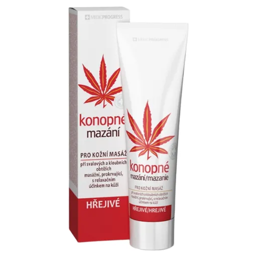 MEDICPROGRESS Konopné mazanie hrejivé 100 ml