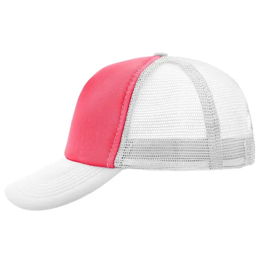 Myrtle Beach (Daiber) 5 panelová šiltovka MB070 - Neónovo ružová / biela | uni