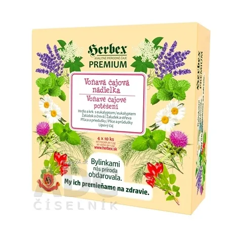 HERBEX Premium Voňavá čajová nádielka