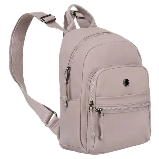 Jednokomorový dámsky batoh z polyesteru v lila farbe - Peterson