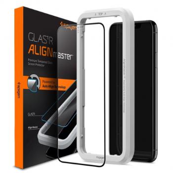 Spigen Glas.Tr Full Cover ochranné sklo na iPhone 11 / XR, čierne (AGL00106)