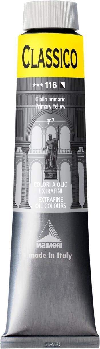 Maimeri Classico Olejová farba Primary Yellow 200 ml 1 ks