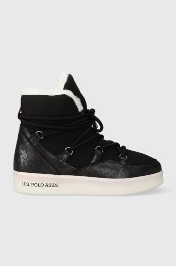 Snehule U.S. Polo Assn. VEGY čierna farba, VEGY005W/CHY1