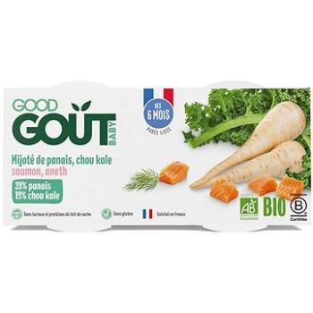 Good Gout BIO Losos s kelom a paštrnákom (2× 190 g) (3760269312562)