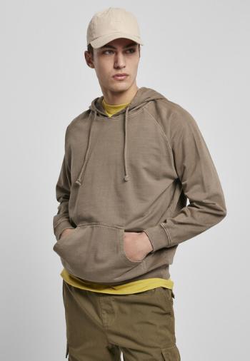 Urban Classics Overdyed Hoody darkkhaki - S