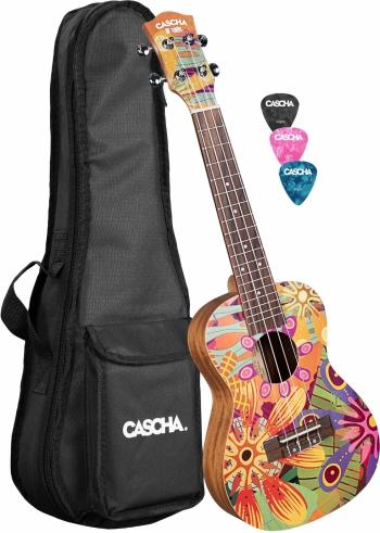 Cascha HH 2607 Art Series Flowers Koncertné ukulele