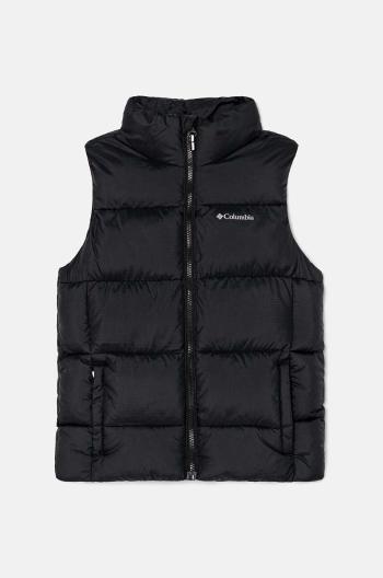 Detská vesta Columbia Puffect Vest čierna farba, 2090602