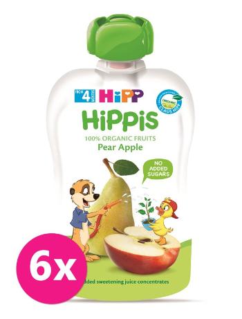 6x HiPP BIO Hippis Hruška-Jablko od uk. 4.-6. mesiaca, 100 g