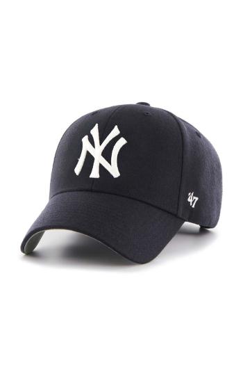 Šiltovka 47 brand MLB New York Yankees tmavomodrá farba, s nášivkou, B-MVP17WBV-NYB