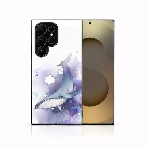 MY ART Ochranný kryt pre Samsung Galaxy S25 Ultra 5G WHALE (242)