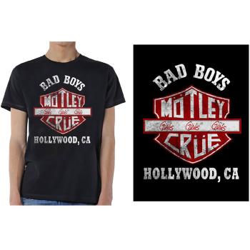 Motley Crue tričko Bad Boys Shield  one_size