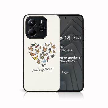 MY ART Ochranný kryt pre Xiaomi Redmi Note 14 5G BUTTERFLIES (240)