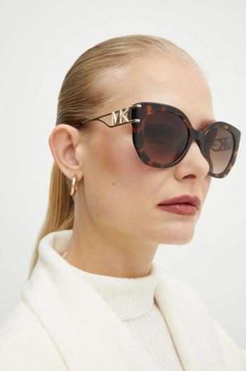 Slnečné okuliare Michael Kors dámske, hnedá farba, 0MK2236U