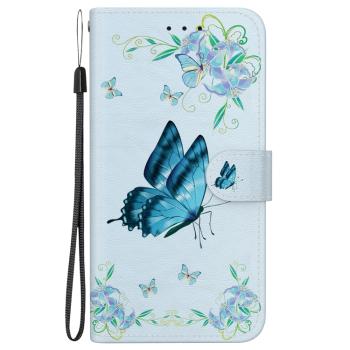 ART Peňaženkový kryt pre Xiaomi Redmi 13 BLUE BUTTERFLY