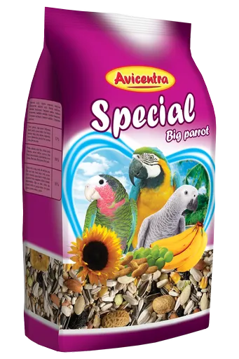 AVICENTRA Special krmivo pre veľké papagáje 1kg