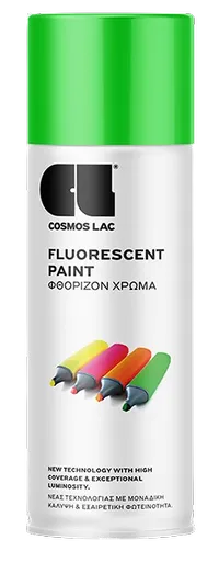 COSMOS LAC - Fluorescenčná farba v spreji fluorescenčná zelená, 0,4 L