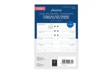 Filofax vreckový týždeň /2 strany ČJ+SJ linajkový 2026
