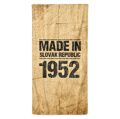 Osuška Made In (rok: 1952)