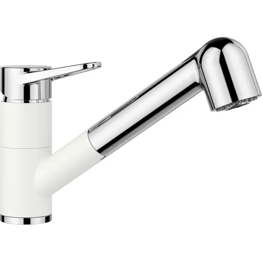 Blanco Wega II-S silgranit/chróm biela