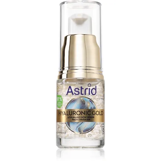 Astrid Hyaluronic Gold liftingové očné sérum s niacínamidom 15 ml