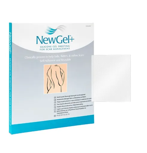 NewGel+ Priehľadná silikónová náplasť (1 ks) NG-301
