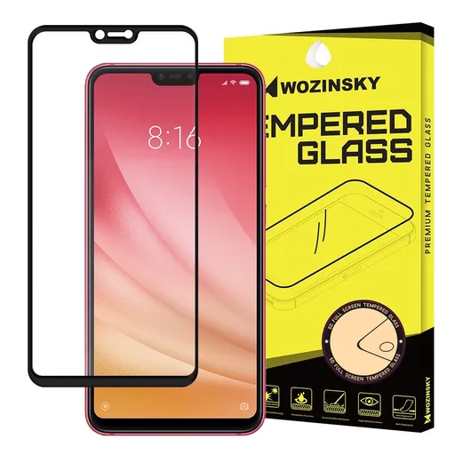 3D Tvrdené sklo Xiaomi Mi 8 Lite čierne