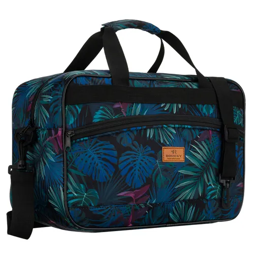 Cestovná taška do lietadla s USB portom a popruhom ROVICKY