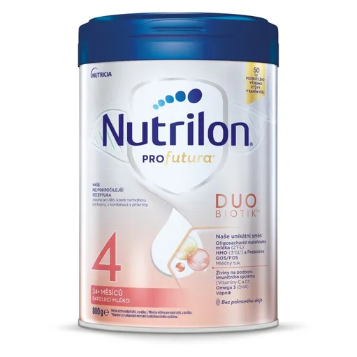 NUTRILON Profutura Duobiotik 4 batoľacie mlieko od ukončeného 24. mesiaca 800 g