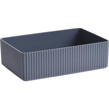 Organizator cosmetice Stripe gri, 21 x 6 x 14 cm, gri
