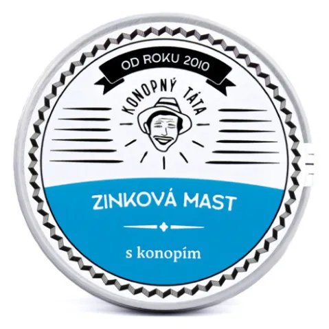 KONOPNÝ TÁTA Zinková masť s konopím 80 ml