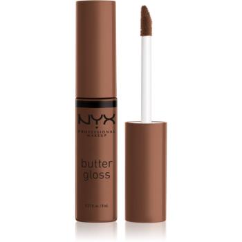 NYX Professional Makeup Butter Gloss lesk na pery odtieň 49 Fudge Me 8 ml