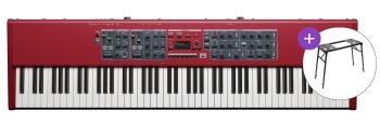 NORD Piano 6 88 STND SET Digitálne stage piano Red