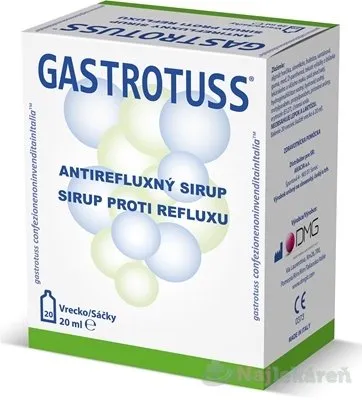 DMG Gastrotuss sirup antirefluxný vo vrecúškach 25 x 20 ml