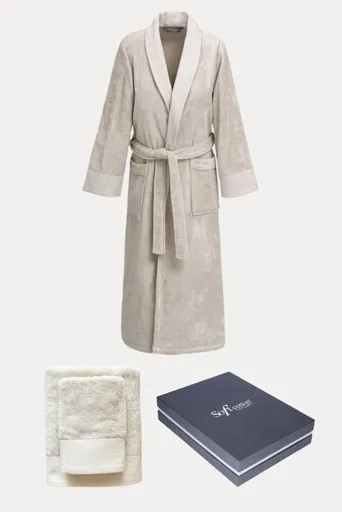 Soft Cotton Darčekové balenie županu, uteráku a osušky AXEL