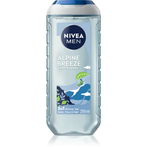 NIVEA MEN Alpine Breeze sprchový gél na telo a vlasy 250 ml