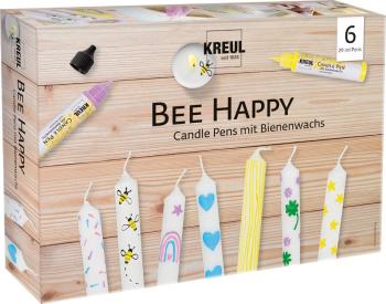 Kreul Candle Pen Bee Happy Set Fixky 6 ks