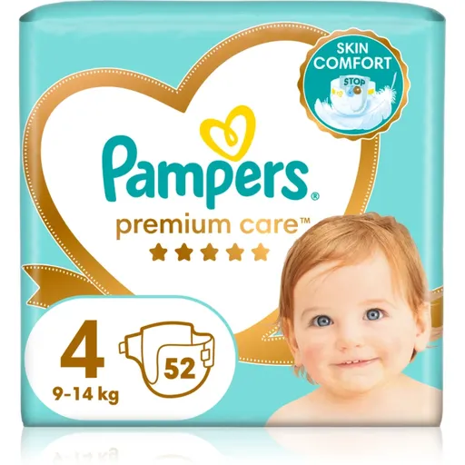 Pampers Premium Care Size 4 jednorazové plienky 9-14 kg 52 ks