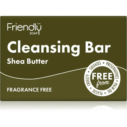 Friendly Soap Cleansing Bar Shea Butter prírodné mydlo na tvár 95 g