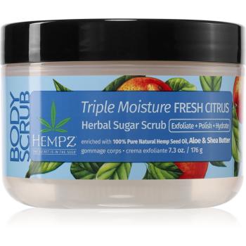 HEMPZ Triple Moisture telový peeling 176 g