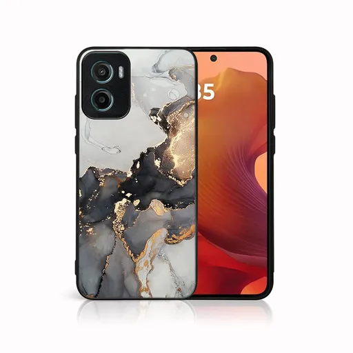 MY ART Ochranný kryt pre Motorola Moto G05 / Moto E15 GREY MARBLE (140)