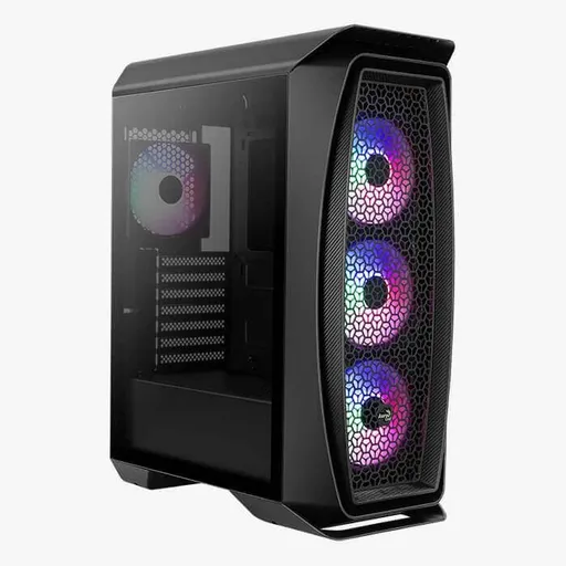 AEROCOOL skriňa Aero One Frost ML G, Mid tower, 2x USB 3.0, 2x audio, 4x 120mm RGB Fan, bez zdroja